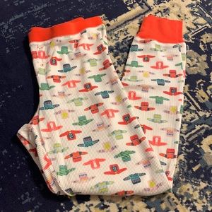 Old navy Christmas sweater thermal pajama pants